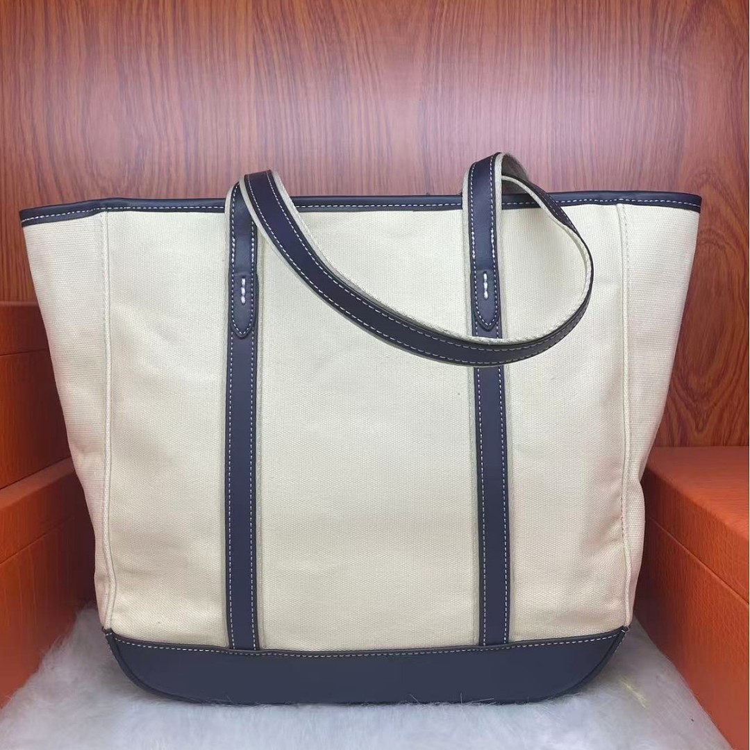 Polo Ralph Lauren Canvas & Leather Medium Tote · R1B — תמונה 3