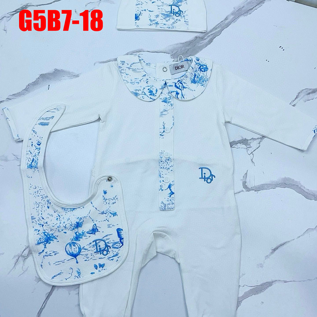 Gucci Baby cotton one-piece with Web · G5B7 — תמונה 12