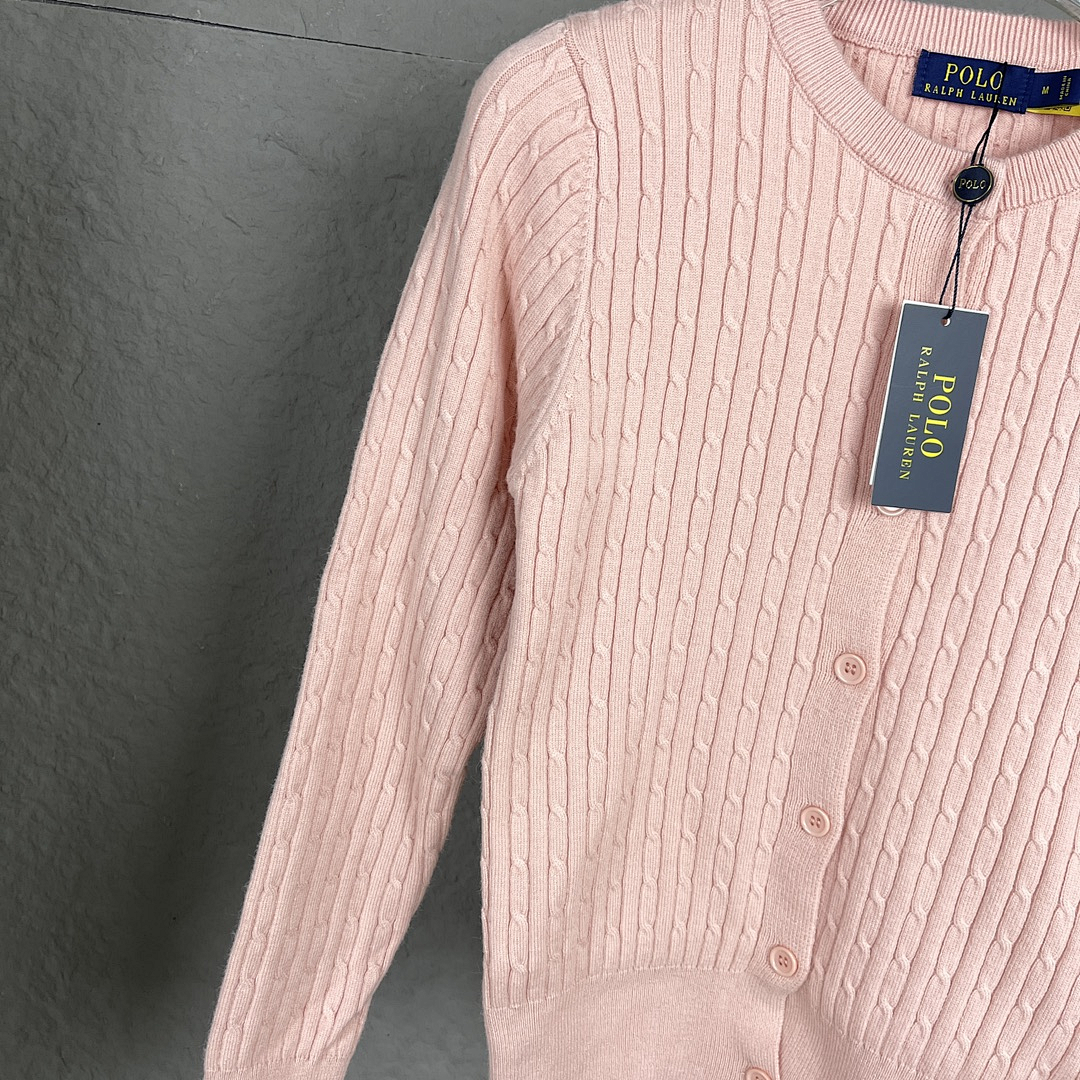 Ralph Lauren Cable-Knit Cotton Cardigan · J1Y3 — תמונה 4
