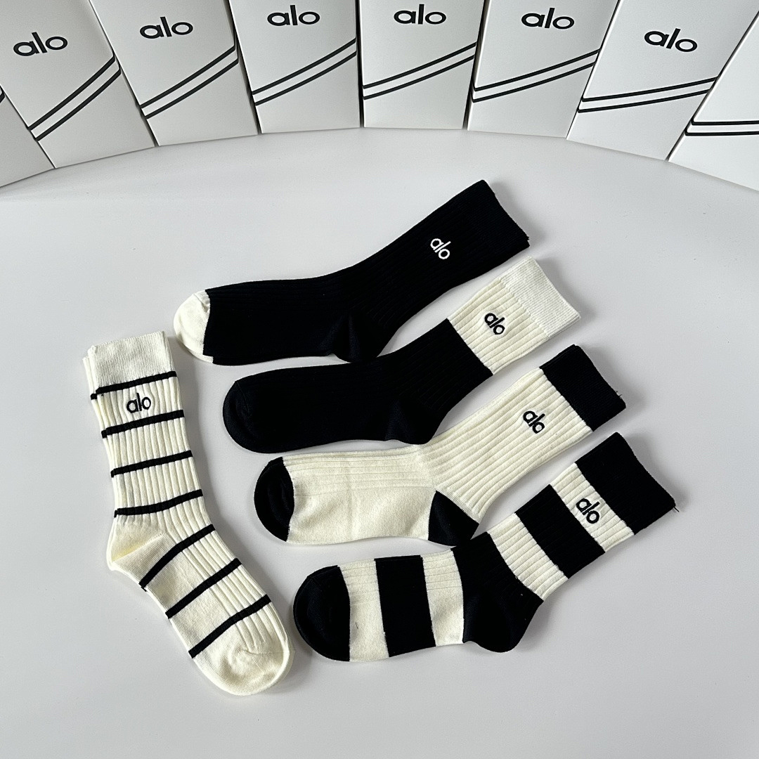 Alo Yoga Half-Crew Understated Sock · G1B1 — תמונה 8