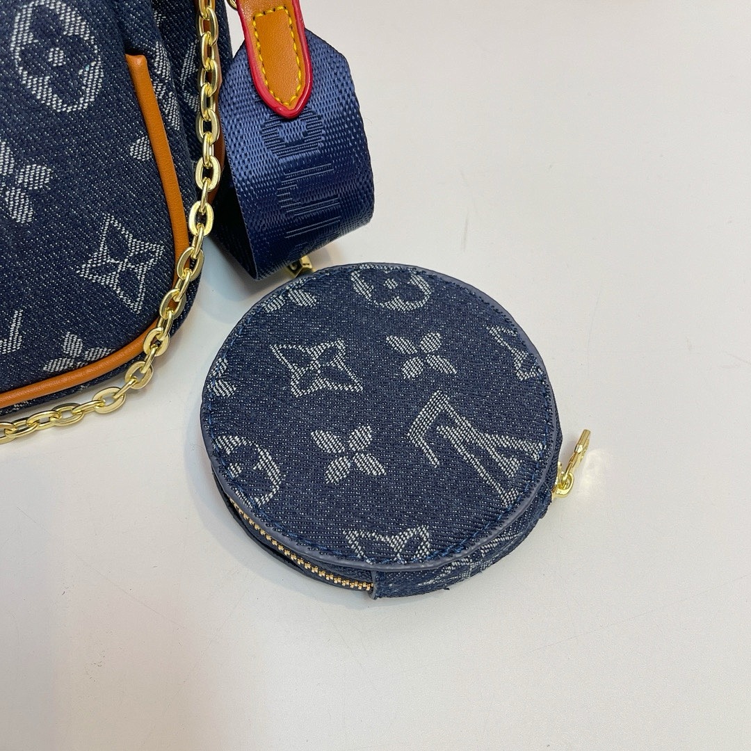 Louis Vuitton Multi Pochette Accessoires Monogram Denim · Y35V — תמונה 2