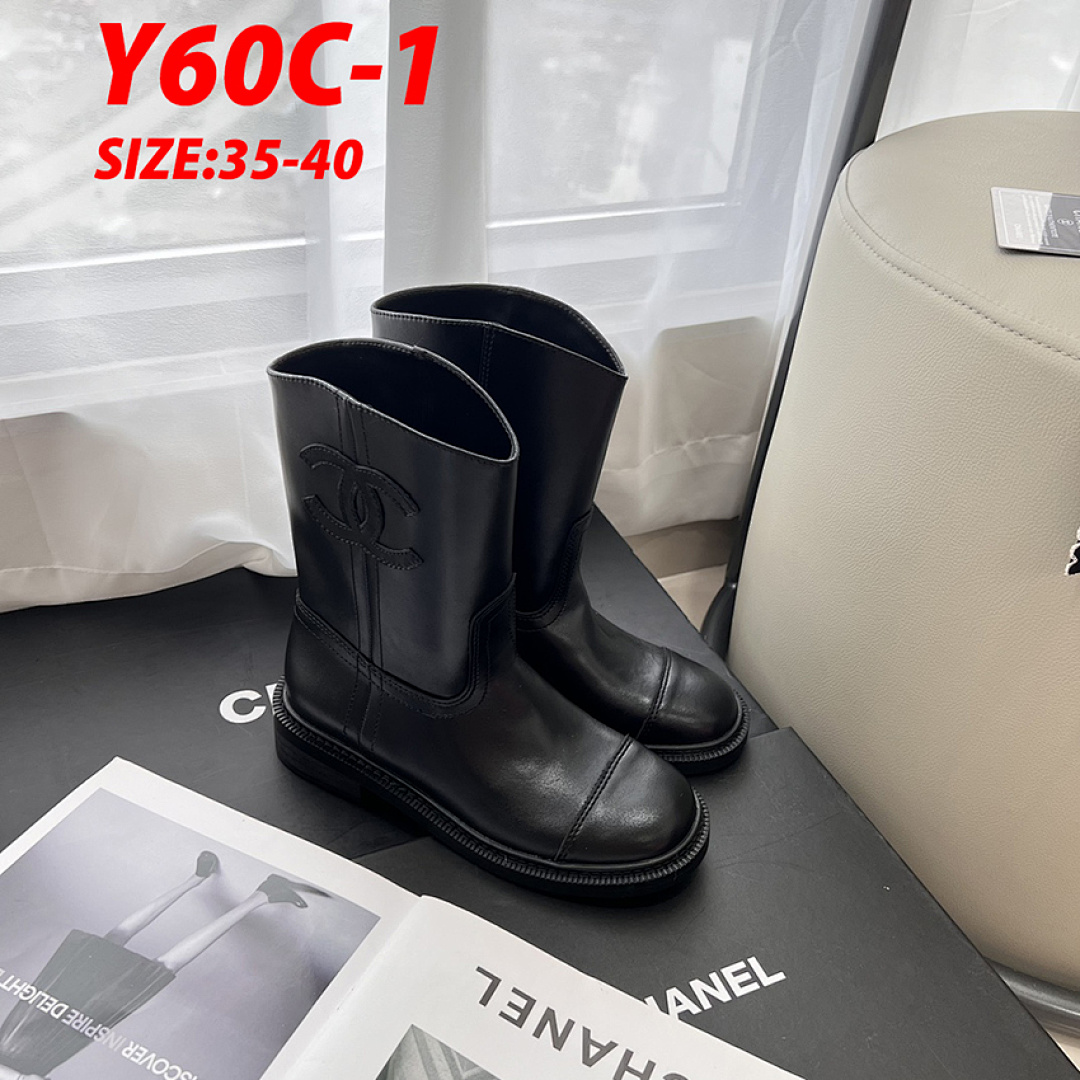 Chanel CC Riding Boots · Y60C — תמונה 15
