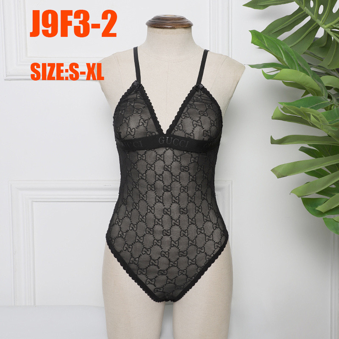 Gucci GG Tulle Bodysuit · J9F3 — תמונה 3