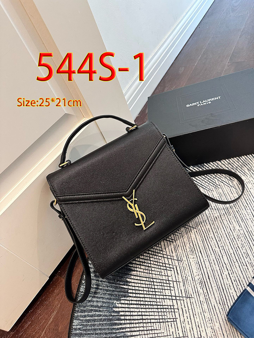 Saint Laurent Cassandra Mini Top Handle · 544S — תמונה 5