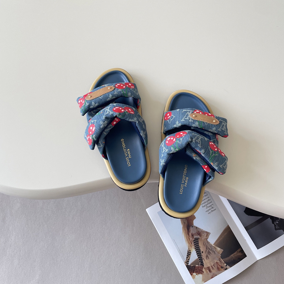 Louis Vuitton Bom Dia Flat Comfort Mule · J9L5 — תמונה 21