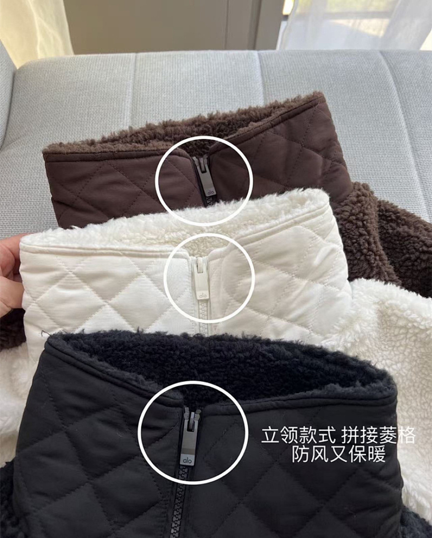 Alo Yoga Sherpa Edge Bomber · GY10 — תמונה 12