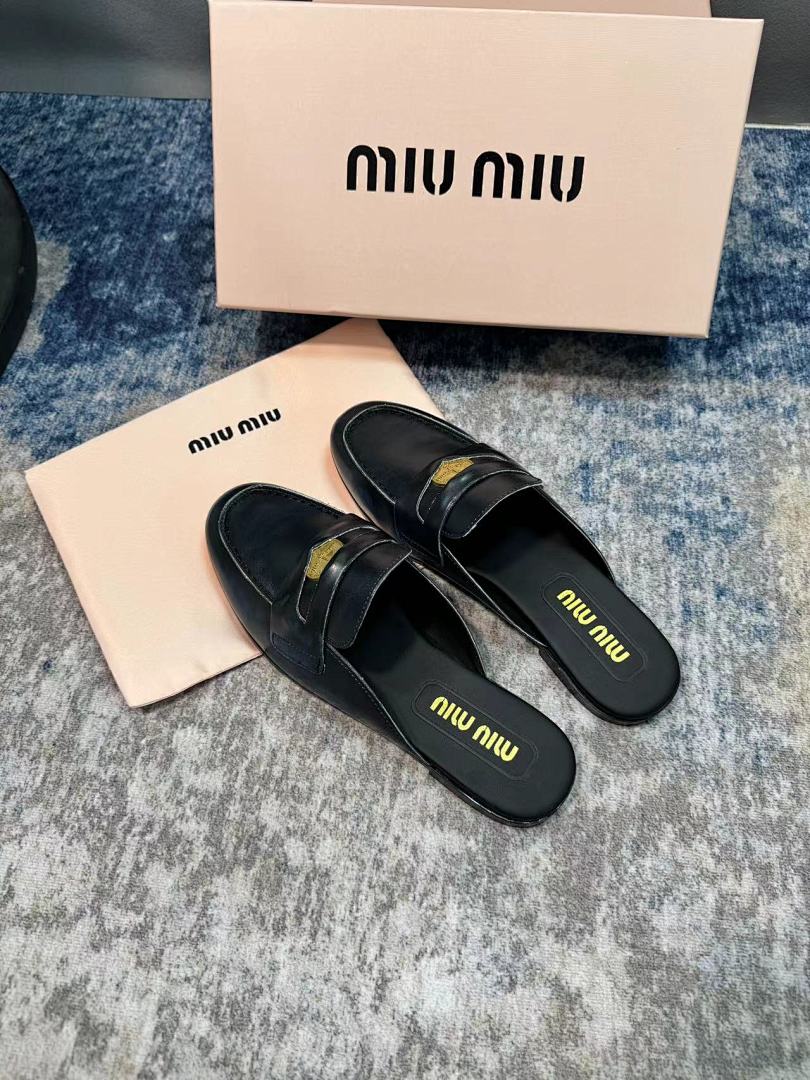 Miu Miu Penny Loafer Mules · W7E8 — תמונה 4