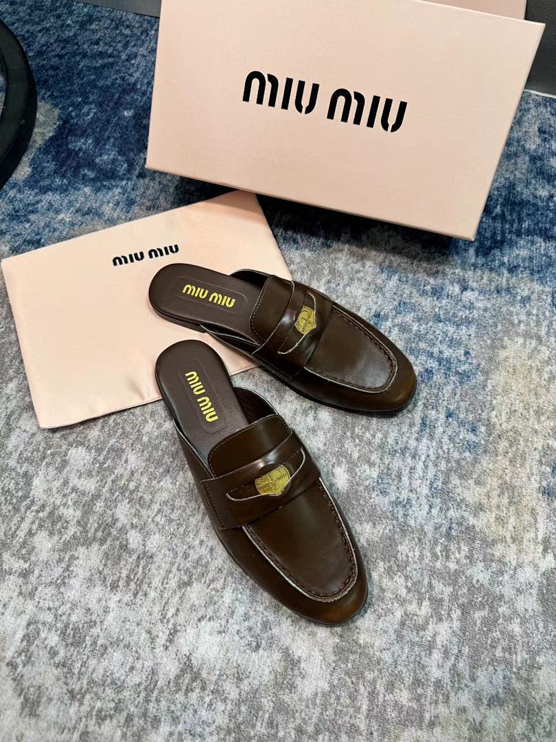 Miu Miu Penny Loafer Mules · W7E8 — תמונה 9
