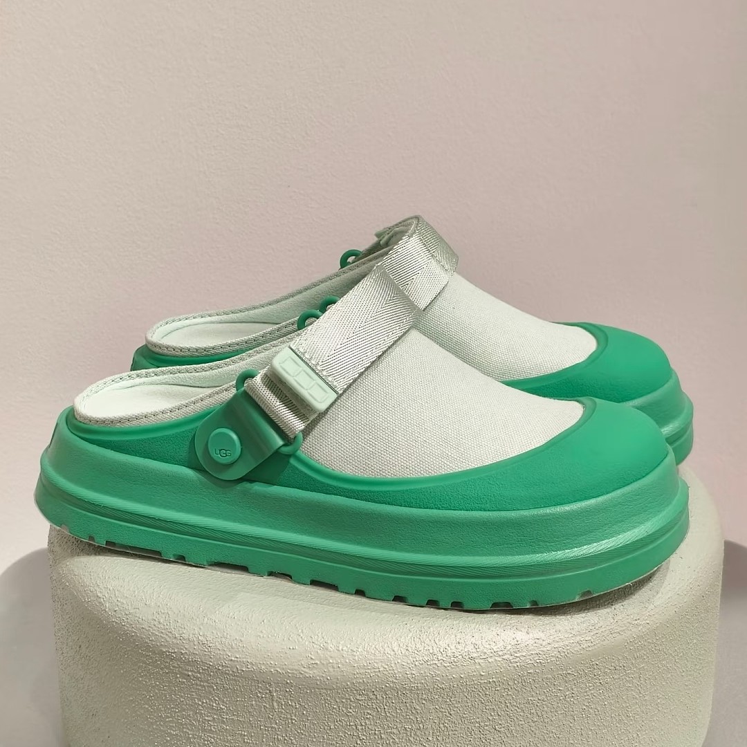 GU UGG Golden Glow Canvas Clog 75$ — תמונה 11