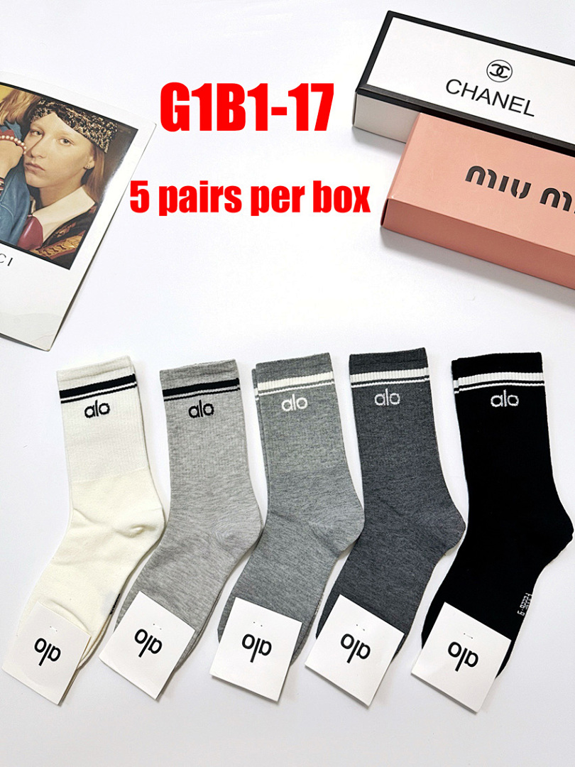 Alo Yoga Half-Crew Understated Sock · G1B1 — תמונה 14