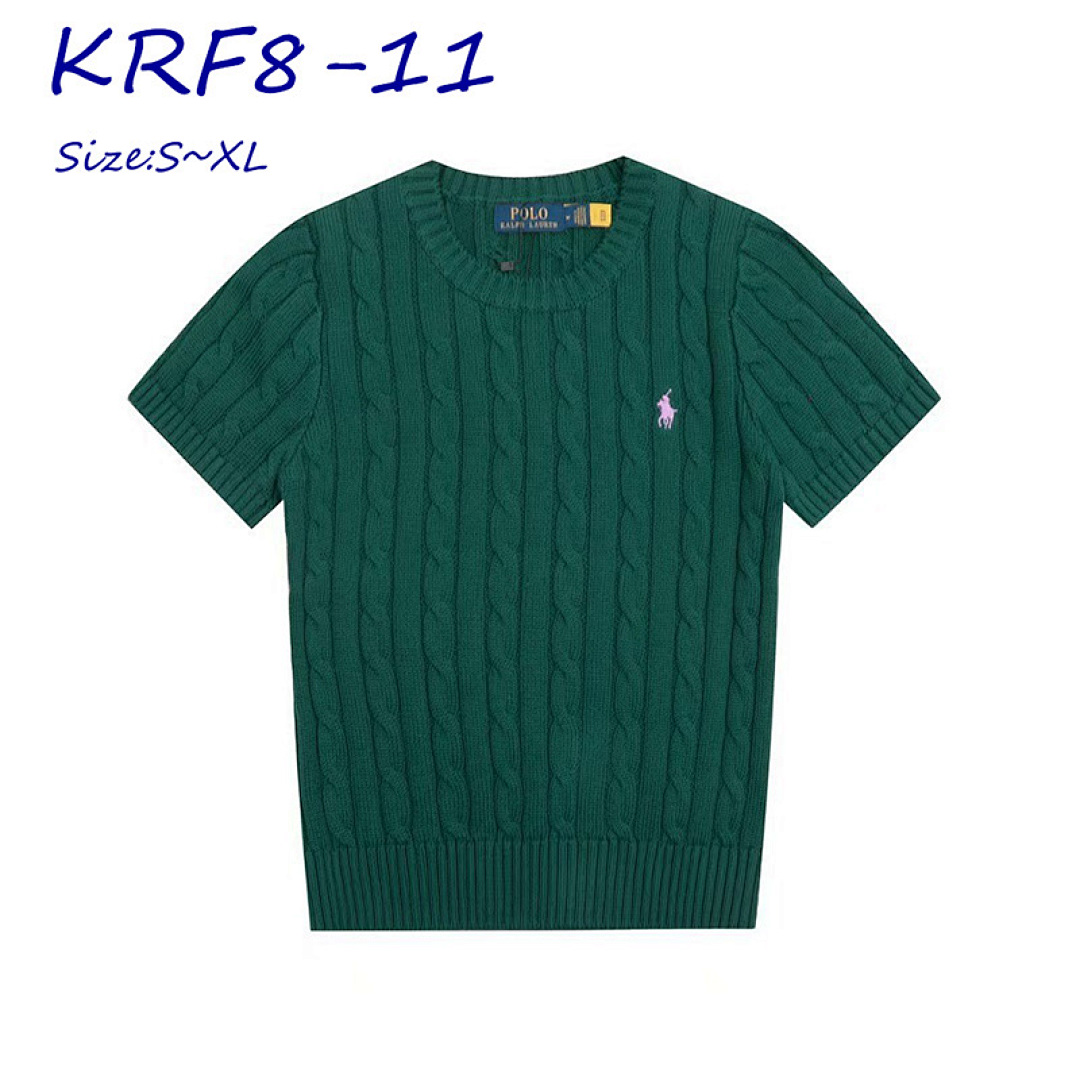 Ralph Lauren Cable-Knit Short Sleeve Sweater · KRF8 — תמונה 7