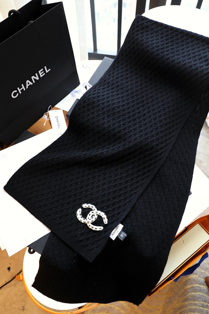 Chanel Cashmere CC Scarf · FFCT — תמונה 3