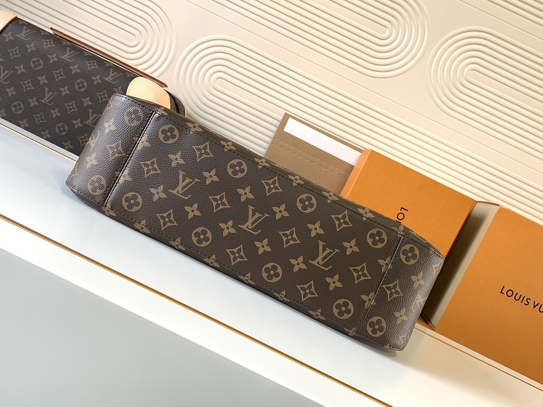 Louis Vuitton Slouchy MM Damier Azur · TT28 — תמונה 11