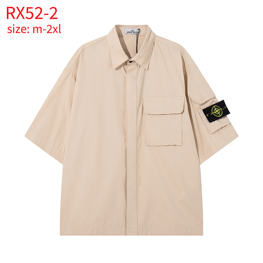 Stone Island Comfort-fit short-sleeve shirt · RX52 — תמונה 8