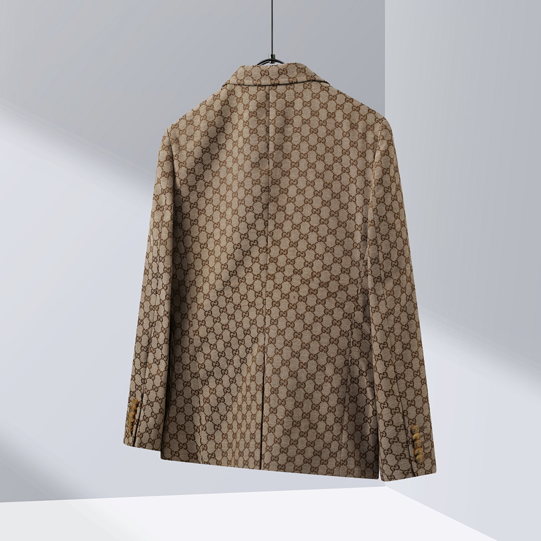 Gucci GG Canvas Jacquard Jacket · BW03 — תמונה 9
