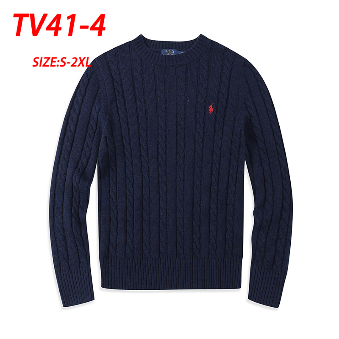 Ralph Lauren Cable-Knit Cotton Crewneck Sweater · TV41 — תמונה 6