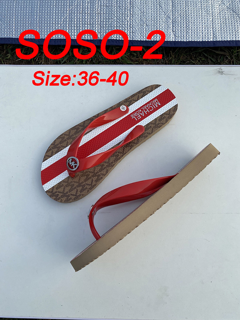 Michael Kors Signature Logo Flip Flops · SOSO — תמונה 18