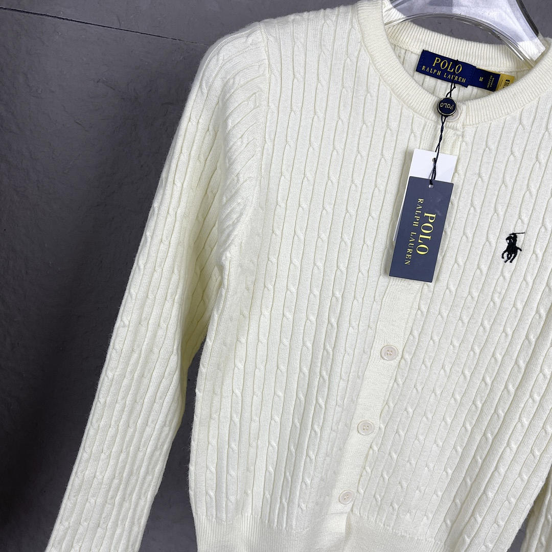 Ralph Lauren Cable-Knit Cotton Cardigan · J1Y3 — תמונה 6