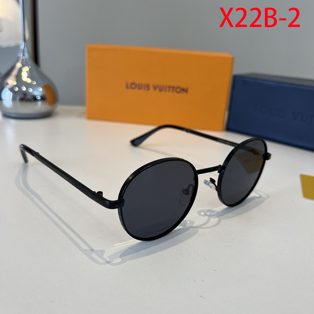 Louis Vuitton LV Script Metal Round Sunglasses · X22B — תמונה 14