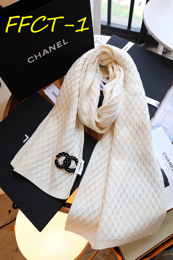 Chanel Cashmere CC Scarf · FFCT — תמונה 9