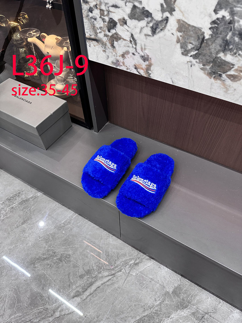 Balenciaga Furry Slide · L36J — תמונה 15