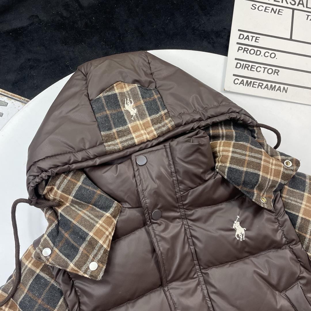 Ralph Lauren Polo Bear Tartan Down Jacket · TZ01 — תמונה 7