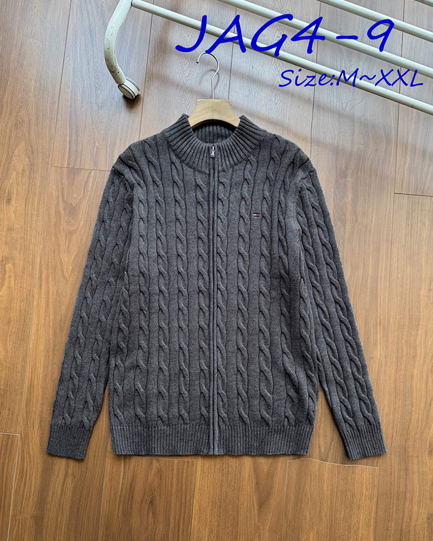 Tommy Hilfiger Cable Knit Zip-Thru Jumper · JAG4 — תמונה 9