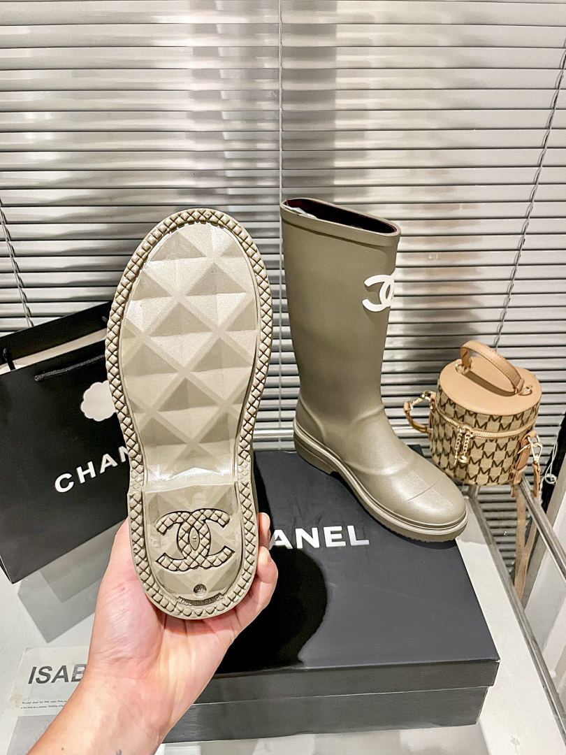 Chanel Caoutchouc CC High Boots · H3H — תמונה 6