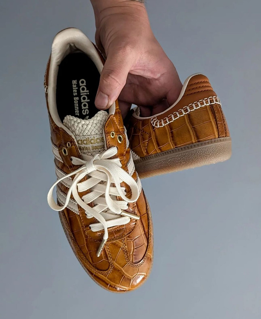 Adidas Samba Wales Bonner Brown Croc · Y121A — תמונה 5