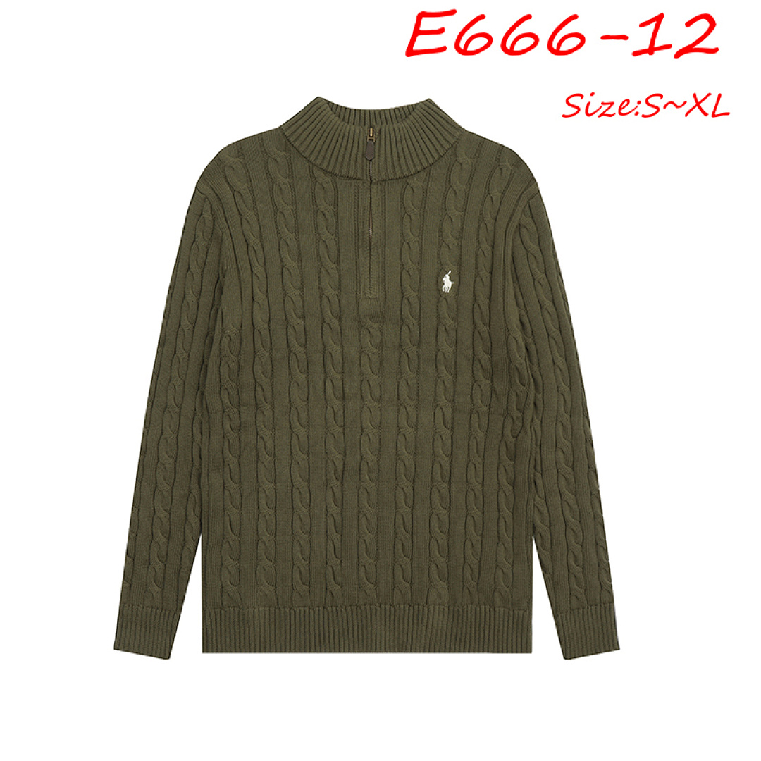 Polo Ralph Lauren Cable-Knit Quarter-Zip Sweater · E666 — תמונה 9