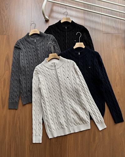 Tommy Hilfiger Cable Knit Zip-Thru Jumper · JAG4