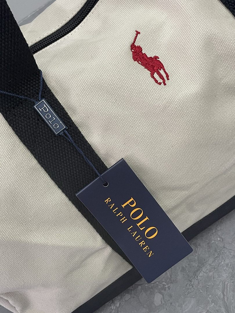 Ralph Lauren Canvas Big Pony Duffel Bag · KF32 — תמונה 15