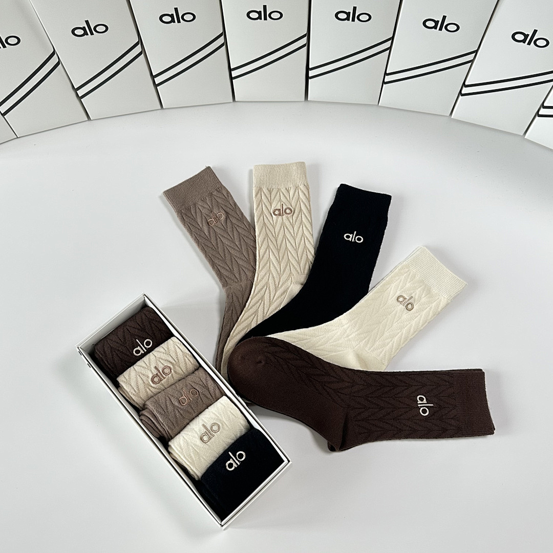 Alo Yoga Half-Crew Understated Sock · G1B1 — תמונה 6