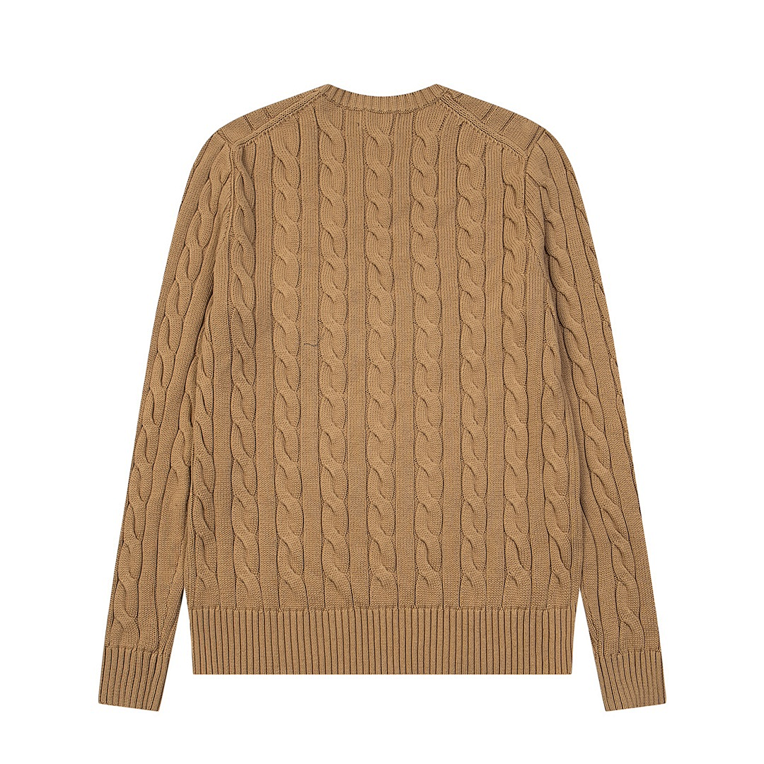 Polo Ralph Lauren Cable Knit Crewneck Sweater · J1Y4 — תמונה 8