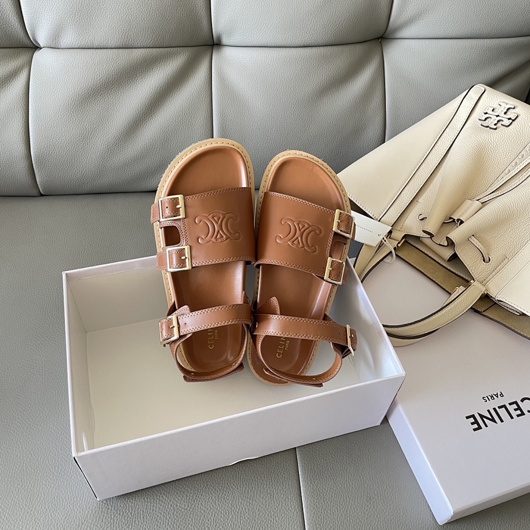 CELINE Maud Sandal Triomphe · Y166C — תמונה 3