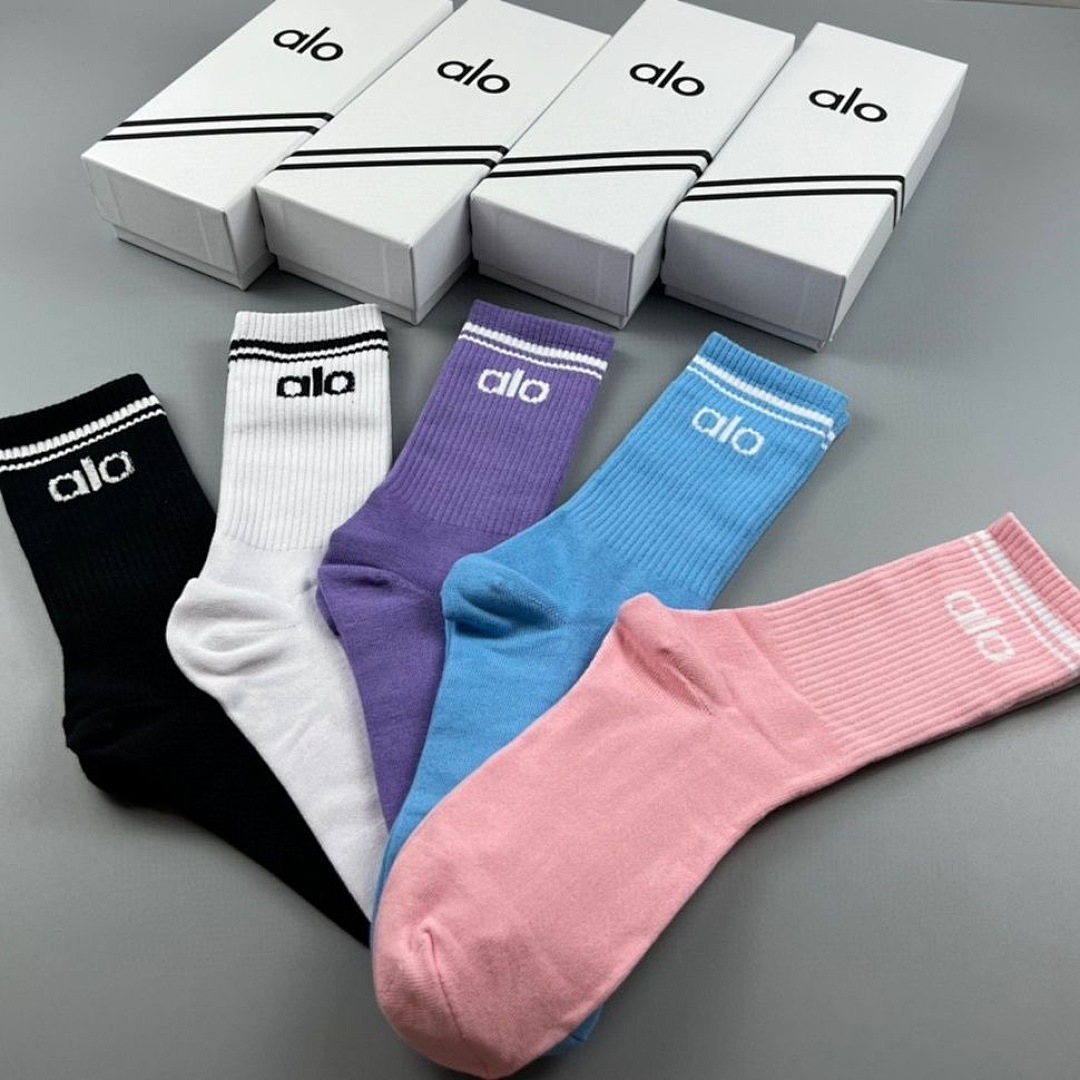 Alo Ribbed Sock Pack · G67C — תמונה 5