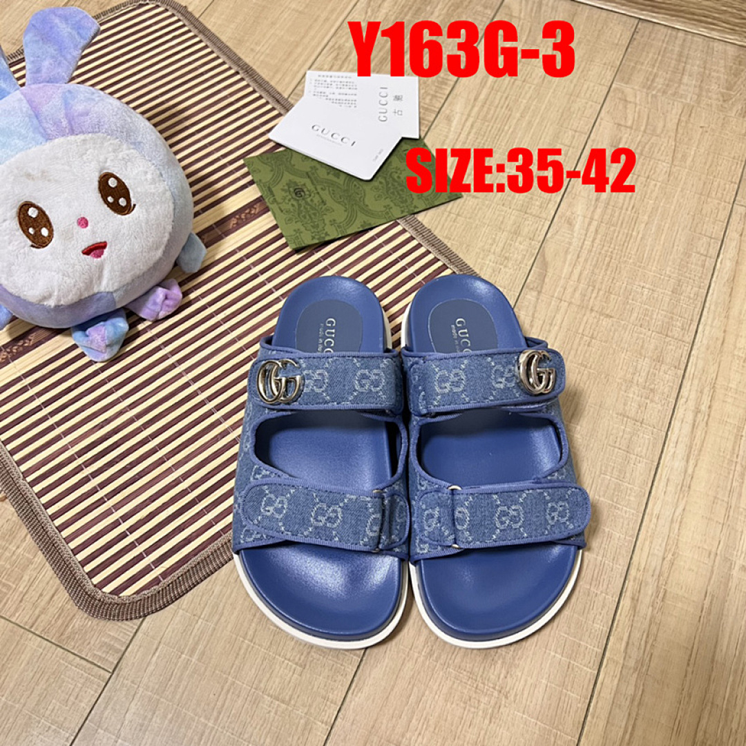 Gucci GG Denim Slide Sandal · Y163G — תמונה 17