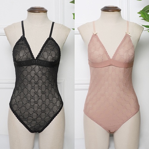 Gucci GG Tulle Bodysuit · J9F3