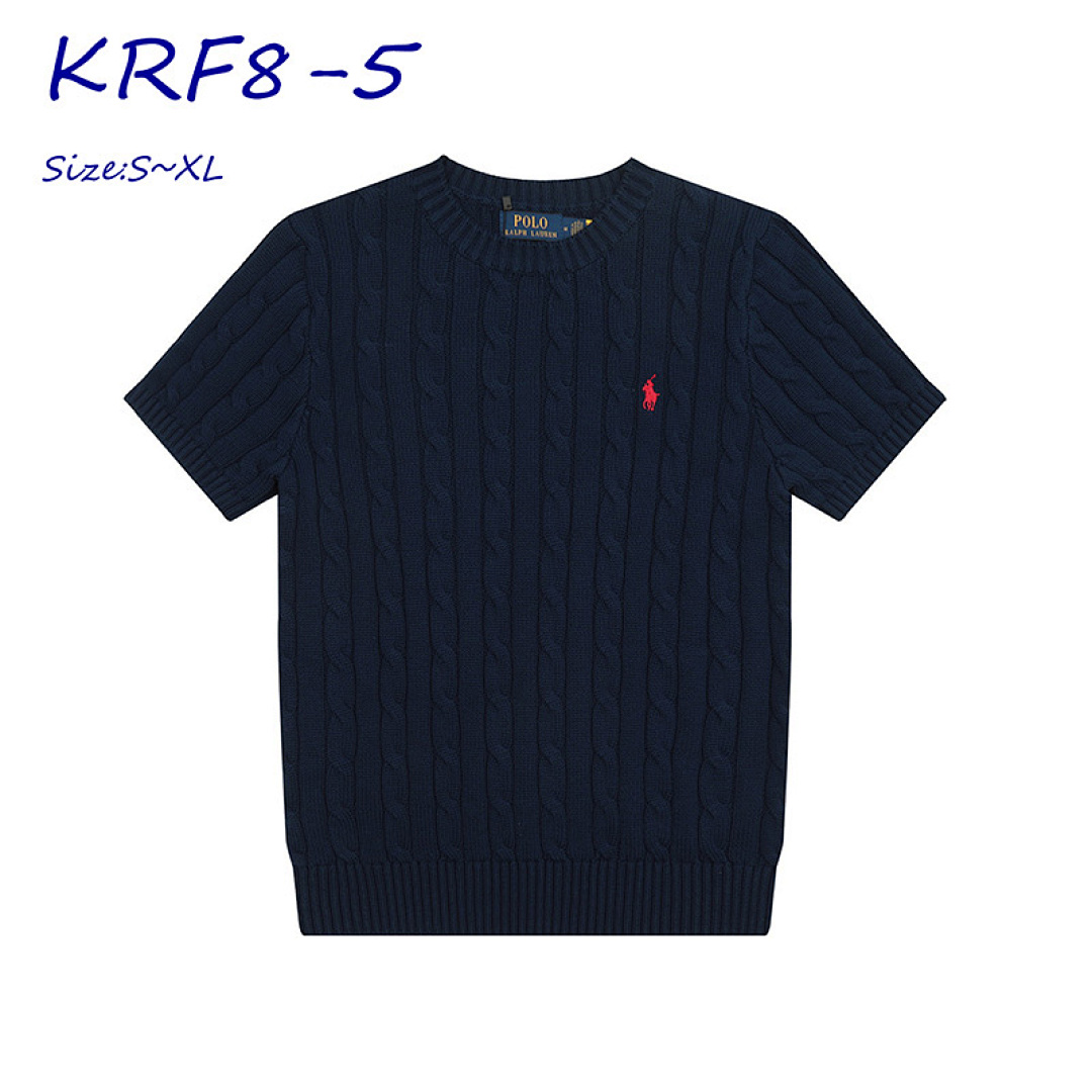 Ralph Lauren Cable-Knit Short Sleeve Sweater · KRF8 — תמונה 13