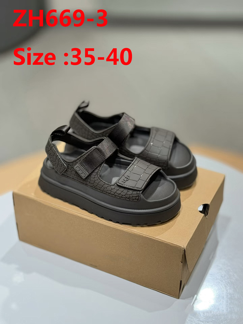 UGG GoldenGlow Embossed Sandal · ZH669 — תמונה 8