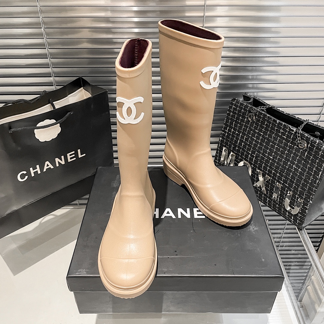 Chanel Caoutchouc CC High Boots · H3H — תמונה 9