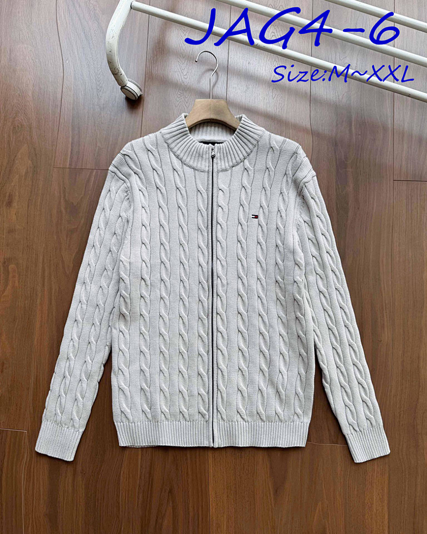 Tommy Hilfiger Cable Knit Zip-Thru Jumper · JAG4 — תמונה 12