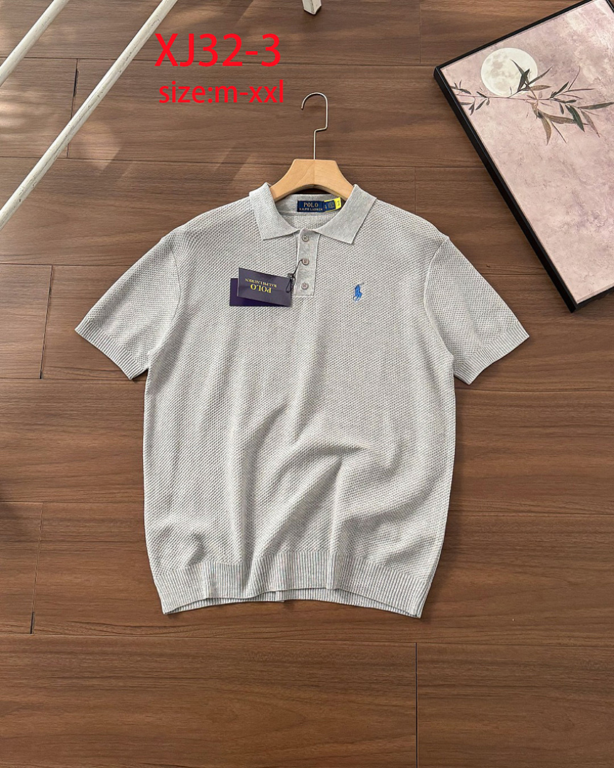 Ralph Lauren Cotton Short-Sleeve Polo Sweater · XJ32 — תמונה 4