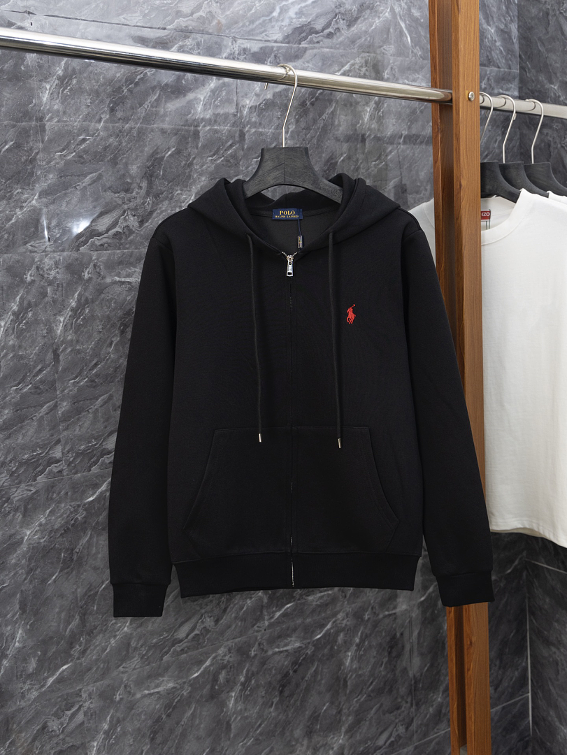 Ralph Lauren Double Knit Zip-Up Hoodie · TT03 — תמונה 10