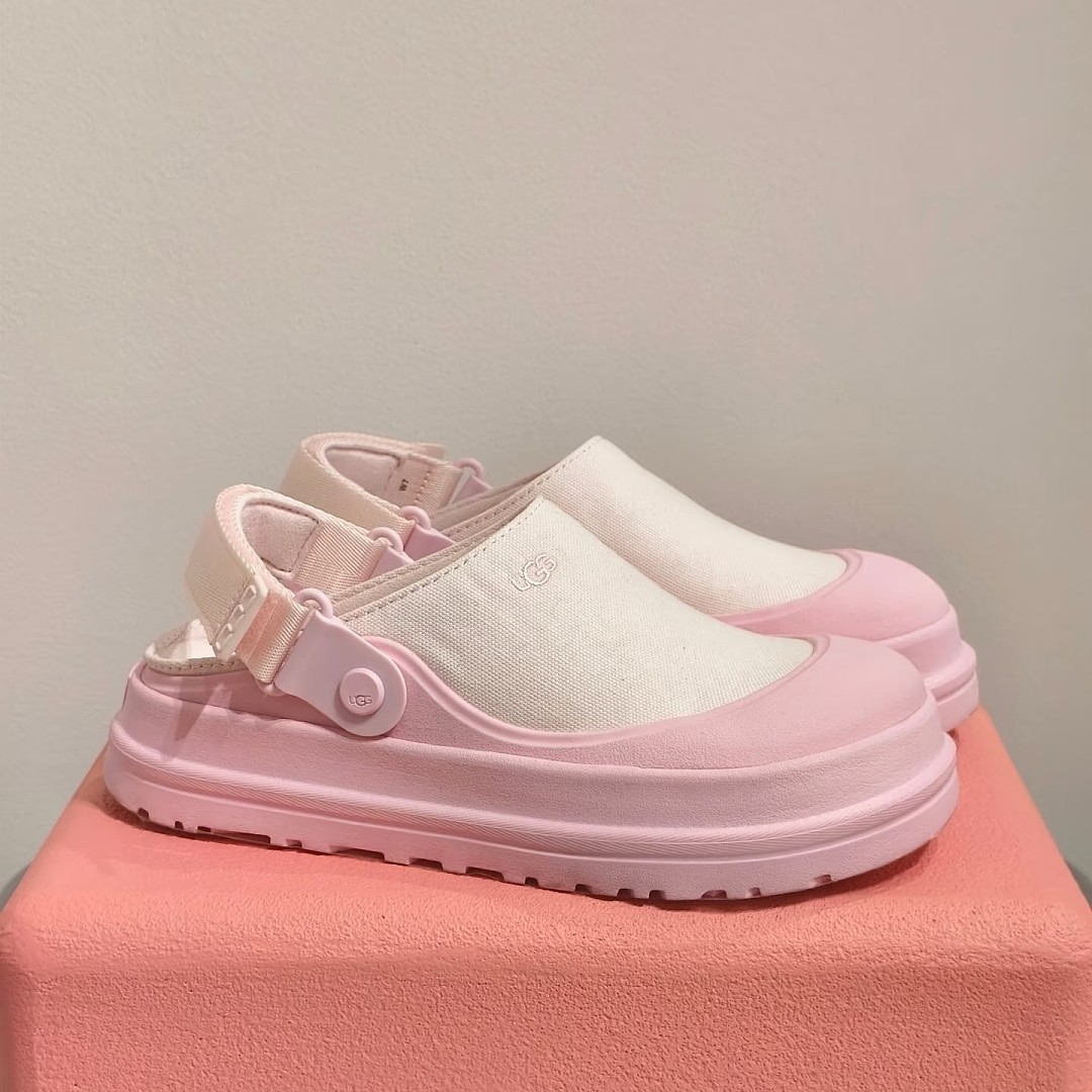 GU UGG Golden Glow Canvas Clog 75$ — תמונה 4