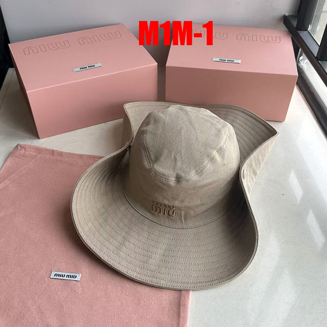 Miu Miu Denim Bucket Hat · M1M — תמונה 12