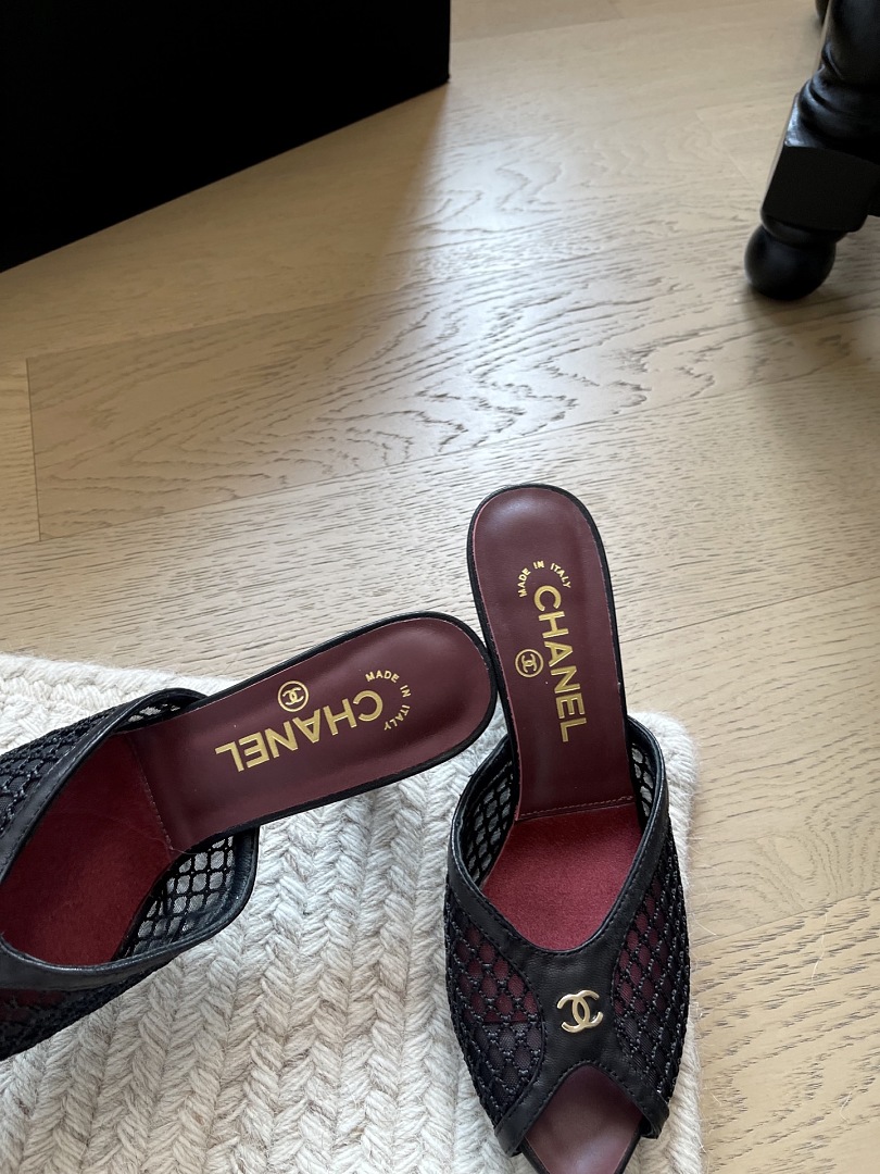 Chanel Mesh Mules · YYY3 — תמונה 12