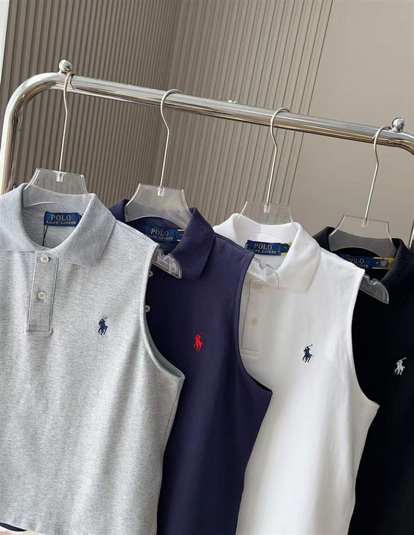 Ralph Lauren Sleeveless Cotton Blend Piqué Polo · KY59 — תמונה 2
