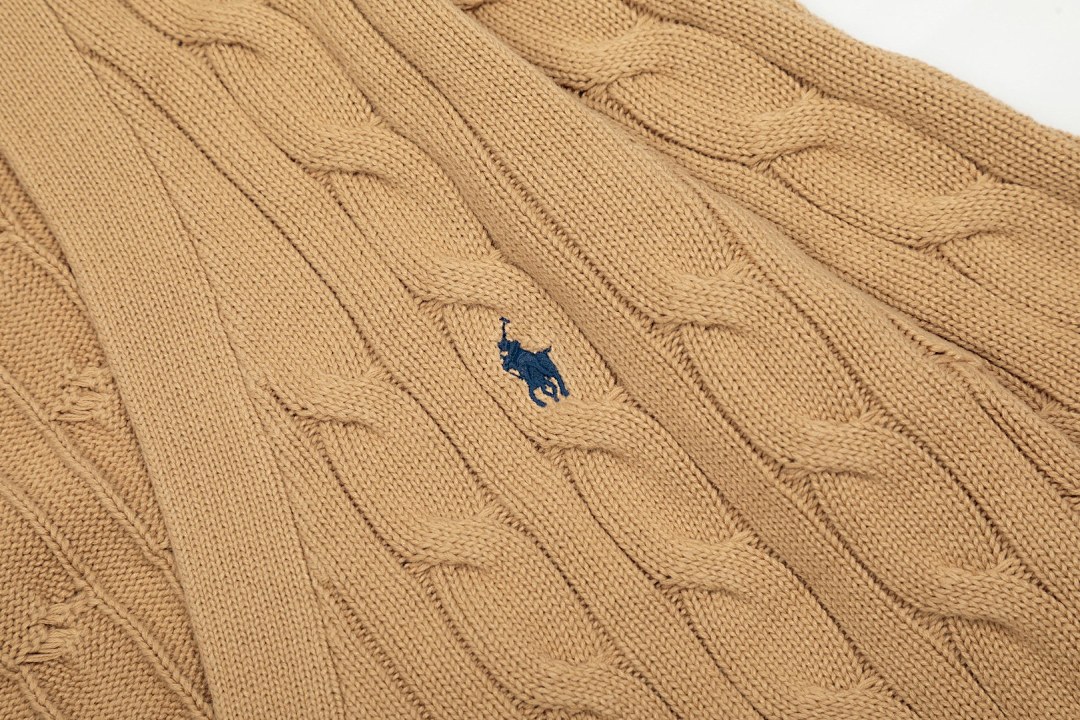 Polo Ralph Lauren Cable-Knit Wool-Cashmere Cardigan · M37L — תמונה 17
