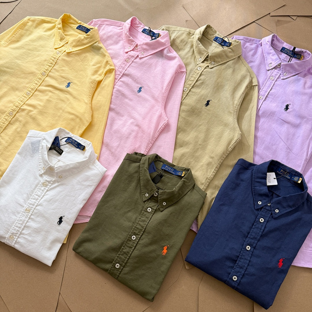 Ralph Lauren Classic Fit Linen Shirt · 46HSX — תמונה 13
